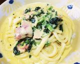 手間なし簡単おいしいカルボナーラうどん♪作り方9写真