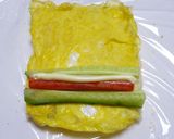 節分に♪パンde恵方巻き～サラダ巻き風～作り方4写真