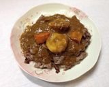スキヤキ肉カレーライス作り方4写真