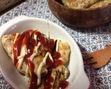 離乳食後期☆ふわとろ納豆お好み焼き作り方5写真