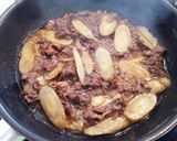 食べる幸せ、ゴボウと牛肉しぐれ煮弁当作り方5写真