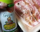 ドレッシングで! 柔らかポークステーキ作り方1写真