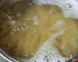 納豆と豚肉のパスタ作り方1写真