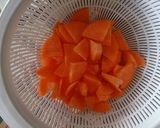 野菜たっぷりミルクスープ作り方1写真