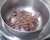 簡単！！＊柿の種 生チョコ作り方1写真