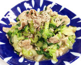 白菜と豚肉の中華炒め作り方6写真