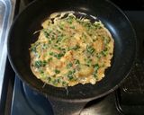 混ぜて焼くだけ納豆オムレツ作り方2写真