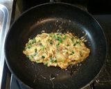 混ぜて焼くだけ納豆オムレツ作り方3写真