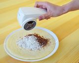 【チーズおろし器】チョコマシュマロピザ作り方4写真