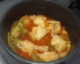 手羽元と白菜の簡単ケチャップ煮＊圧力鍋作り方4写真