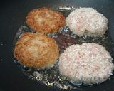 豚コマと蓮根の和風メンチ&ハンバーグ♬作り方4写真