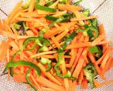 ヨシダソースで♪野菜入りふわふわ炒り卵作り方2写真
