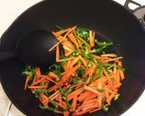 ヨシダソースで♪野菜入りふわふわ炒り卵作り方3写真