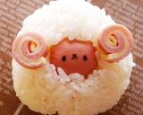 プチフランクde羊のおにぎり☆キャラ弁作り方12写真