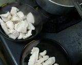 優しい味付け、鳥むね肉の雑炊作り方2写真