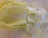 時短簡単☆ふわ鶏つくねと白菜のほっこり煮作り方1写真