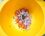 チキントマトドレッシングのせ作り方5写真