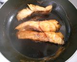 簡単 フライパンで タラ みりん醤油焼き作り方5写真