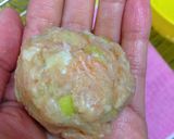 ふわふわてりてりまるまる野菜つくね作り方4写真