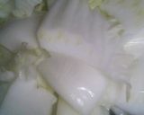 フェイク貝柱　白菜と裂きいかのクリーム煮作り方3写真