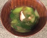 青梗菜で♡お味噌汁作り方6写真