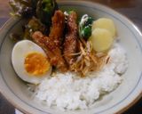 ロコモコ丼 手羽先作り方5写真