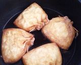 簡単節約たまご巾着作り方5写真