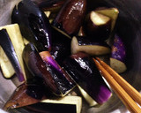 揚げずに簡単、なすと舞茸の煮浸し作り方5写真