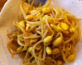 “豆”もやしオンリー炒め。作り方4写真