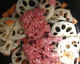 甘辛〜♪挽き肉入りのれんこんのきんぴら♡作り方5写真