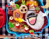 妖怪ウォッチ 節分 キャラ弁 ウィスパー作り方3写真