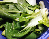 しょうが香る、青梗菜とすり身のスープ作り方1写真