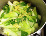 しょうが香る、青梗菜とすり身のスープ作り方4写真