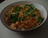 簡単豚キムチぶっかけ丼作り方4写真