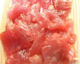 マグロの中落ちでユッケ風作り方1写真