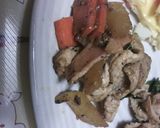 豚肉とたくあんの炒めもの作り方4写真