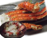 タラバ蟹 カルボ仕立てのクリームパスタ作り方1写真