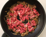 牛肉・牛蒡煮で中巻き～うちの恵方巻き作り方8写真