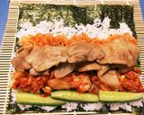 韓国風？恵方巻き作り方5写真