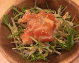 ツナと水菜のゴママヨポンサラダ♡作り方5写真