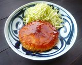 甘辛チキンハンバーグ♪作り方6写真