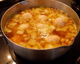節分の豆で。鶏団子とかぼちゃのスープ作り方5写真