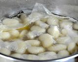 簡単◎豆の姫さま♪白花豆のつやつや煮豆作り方2写真