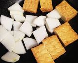 簡単！フライパンで！大根と厚揚げの煮物作り方3写真