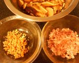 干し海老だしの中華風豆腐スープ作り方1写真