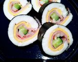 お酒のつまみに◇はんぺんで恵方巻き作り方5写真