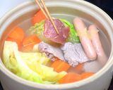 妊娠、授乳中に！塩麹豚のコージーポトフ作り方3写真