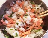★鮭と大葉の混ぜ御飯★作り方3写真
