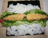 ♡初心者でも簡単に巻ける海老天巻き♡作り方4写真