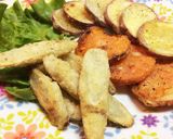片栗粉を付けて焼くだけ♡野菜の唐揚げ？作り方9写真